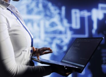 Consultant oversees AI neural network